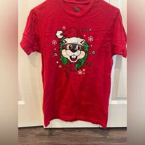 Festive Red Buc-ee's Shirt